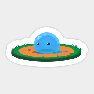 Blue slime has appeared! Sticker